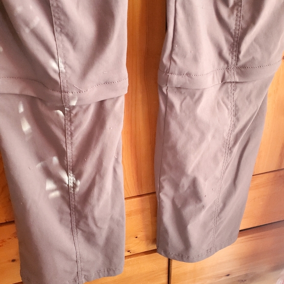 Prana Women's Grey/green Convertible Hiking Pants Size 8 - Picture 8 of 11